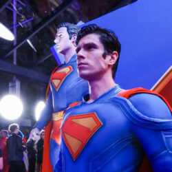 Elenco de Superman no Rio de Janeiro durante evento no Cine Odeon