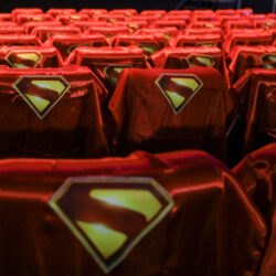 Elenco de Superman no Rio de Janeiro durante evento no Cine Odeon